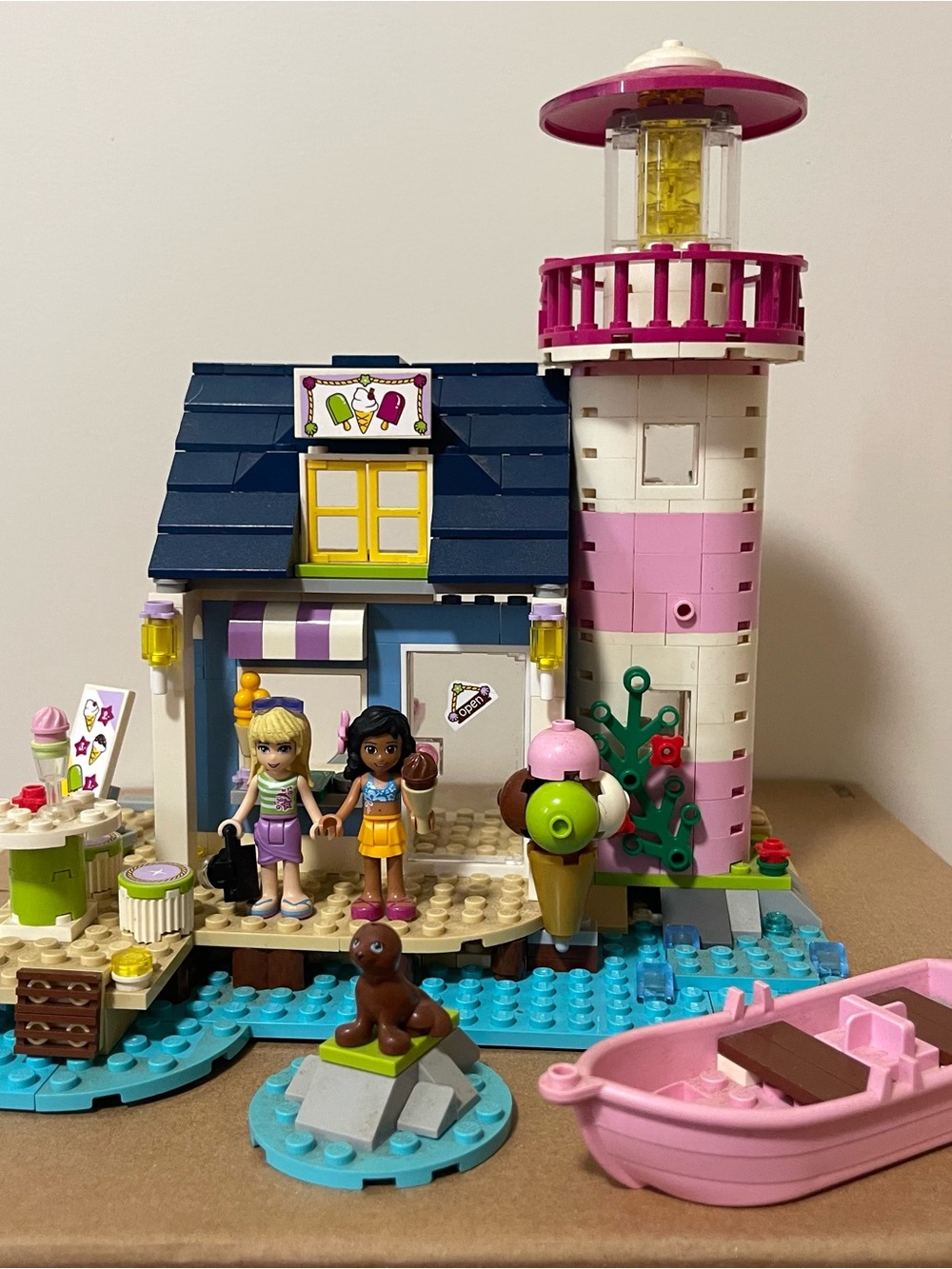 LEGO Friends Heartlake City Lighthouse 41094 Incomplete 96% w/ All Minifigures